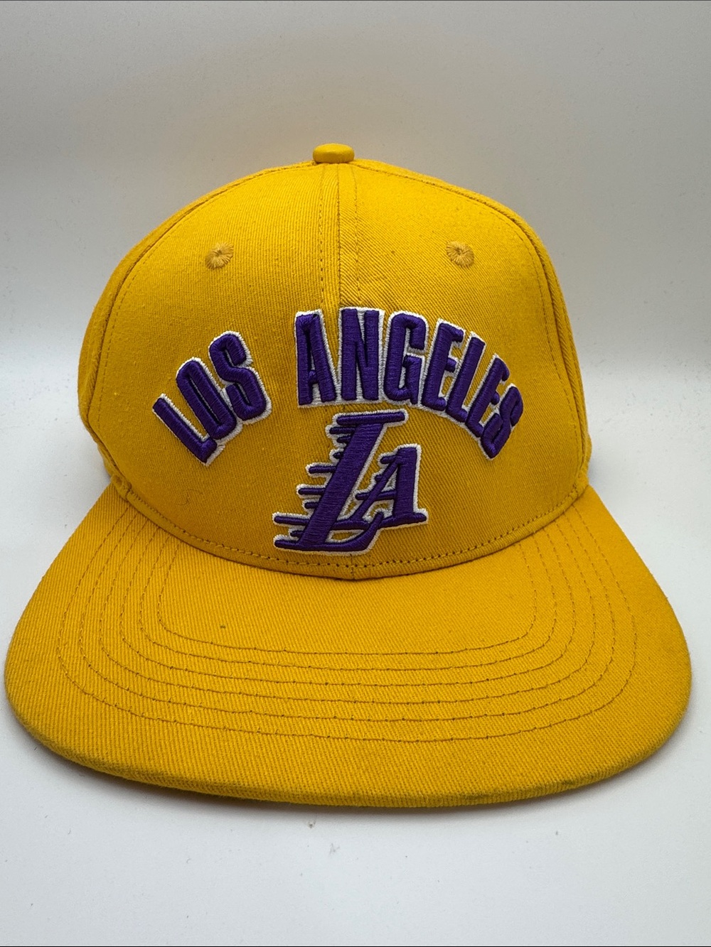 Pro Standard Los Angeles Lakers  SnapBack NBA Cap Yellow Purple Hat